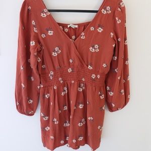 American Eagle Long Sleeve Romper